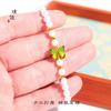 Tienda de oro con fuerte retención de color Pulsera de perlas de mariposa azul quemada de oro de arena de Vietnam pulsera de cuentas de concha pulsera DIY adornos de mano combinables para todo
