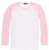Cor da costura impressão da manga camiseta exportação 140 gramas 32 cardado gola redonda fabricantes de camisetas OEM