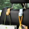 Gancho para coche, gancho para coche, gancho multifuncional para almacenamiento en el respaldo del asiento del coche, gancho pequeño de dibujos animados, estante de almacenamiento