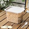 Puesto de Hielo Raspado Herramienta Juego Completo de Caja de Ingredientes Exhibidor de Puesto Comercial Caja Pequeña de Ingredientes Cuchara para Fruta Caja Sellada