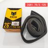 Cámara de Bicicleta, Cámara de Caucho Butílico para Vehículo Eléctrico 12/16/18/20/22/24/26 Accesorios para Llanta Black Cat