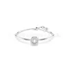 Pulsera Ojo del Diablo Versión Alta Shijia Adopta Elemento Swarovski Pulsera Cisne Cubo de Azúcar Inteligente Swarovski Anillo para Mujer