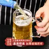 Xícara de Chá de Vidro para Uso Doméstico, Xícara Grande para Fazer Chá com Alça, Copo de Cerveja, Xícara de Chá