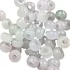 Jade Jade Cuentas de Ábaco de Agujero Grande Jade Suelto Especie Hielo Material de Montaña Hebilla de Jade Pulsera Collar Cuentas de Buda Cuentas Espaciadoras Accesorios Cuentas