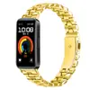 Adecuado para la correa metálica de tres eslabones para Huawei Band 11, pulsera de acero inoxidable HUAWEI Band 11 Pro, correa de acero