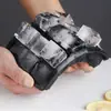 Forma de Gelo Quadrada de 6 Peças Mais Vendida Transfronteiriça, Caixa de Gelo com Tampa, Forma de Gelo Redonda, Cubo de Gelo, Molde de Forma de Gelo, Forma de Gelo de Silicone