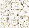 Cuentas de expresión amarillas de 10 mm con cara sonriente, cuentas acrílicas para pulsera, cuentas sueltas, accesorios para joyería DIY, venta al por mayor