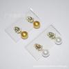 Pendientes Exquisitos de Perla de Navegación Suave Pendientes de Gota de Navegación de Moda para Mujer Nicho Lote Perla de Concha Madre Perla