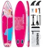 Tabla de Remo Inflable de Pie para Principiantes Doble Capa Pesca Padre-Hijo Doble Tabla de Remo de Ocio Tabla Flotante para Remo en el Agua