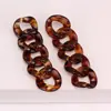 Pendientes Modernos Europeos y Americanos Personalizados, Pendientes de Acrílico para Mujer, Colgantes Redondos para Oreja, Moda Personalizada, Estilo de Celebridad de Internet Tiktok, Accesorios de Moda para Mujer