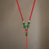Colgante de Jade, Adorno de Jade, Colgante de Jade con Cuerda para Colgar, Cordón Grueso para Collar, Accesorio de Colgante, Accesorio de Jade, Placa de Jade