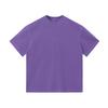25 novas camisetas masculinas 260g marca de maré pesada lavagem antiga tingimento de cera tingimento sal frito deslumbrante camiseta de manga curta desgastada masculina