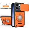 Funda para Teléfono con Soporte de Ventana Deslizante Adecuada para Oppo Reno16Pro Reno15 Cubierta Protectora Anticaídas Realme 16