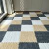 Tapete de pelúcia de cabeceira, quarto, pavimentação completa, costura, espuma, tapete de chão, cortável, quarto de menina, tapete de tatame, casa
