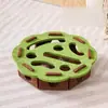 Juguete para Gatos Dispensador de Comida para Gatos Laberinto Rompecabezas Caja de Fieltro para Excavar Juguete Interactivo para Mascotas Campana para Gatos Pelota Multifuncional