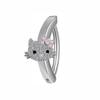Gaibei Europeu e Americano Cross-border All Stainless Steel Belly Button Anel Umbilical Unha Umbilical Ornamento Umbilical Nariz de cobra pequeno Unha do nariz Anel em forma de coração Unha da língua