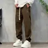 Pantalones Casuales Versátiles Sueltos Cómodos Simples de Alta Gama con Sentido de Diseño Lujo Ligero Modernos a la Moda Elegantes Traviesos para Hombre