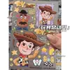 Novos Adesivos Fofos Toy Story Cowboy Woody Decoração DIY para Celular Planejador Garrafa de Água Tablet Adesivos à Prova d'Água
