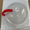 Cubierta para Calentar Horno Microondas, Cubierta a Prueba de Aceite, Cubierta Transparente Redonda de Plástico para Calentar, Cubierta con Asa para Conservar la Frescura, Cubierta Antisalpicaduras, Cubierta Especial