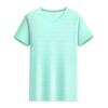 Summer Crewneck Maratona Gelo Seda manga curta T-shirt de secagem rápida Fitness Running Tuanjian Work Clothes Publicidade Camisa Logotipo impresso