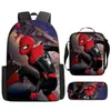 Mochila de Liberación Rápida Transfronteriza de Spider-Man Mochila Escolar para Estudiantes de Primaria y Secundaria Mochila de Anime de Gran Capacidad