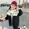 Chaqueta Tres en Uno para Niña Primavera Otoño 25 Nueva Moda Infantil Abrigo Chaqueta Urbana para Niña Cortavientos