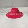 Carnaval Navidad Rojo Fieltro No Tejido Impreso Cúpula Policía Sexy Sombrero de Copa Fiesta Infantil Cosplay Sombrero