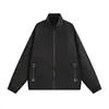 Chaqueta de Trabajo Retro Transpirable Ligera de Malla Doble Americana para Exteriores Casual con Cuello Alto Comercio Transfronterizo Venta al por Mayor
