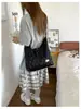 2026 Verano Nuevo Dulce y Fresco Gran Capacidad Estilo Casual Estrellado Color Sólido Estampado Tela Compuesta Bolso Tote para Mujer