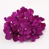 Cabeza de Hortensia Simulada de Fabricante Flor de Seda Flor Artificial Pétalos de Hortensia Decoración de Boda Ramo Flores Hechas a Mano DIY