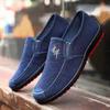 Zapatos de Tela de Pekín Antiguo Joker de Moda Zapatos para Hombre Zapatos de Lona Estudiantes de Secundaria Zapatos sin Cordones Zapatos Casuales Cómodos
