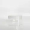 Tapa de Aluminio Transparente Frasco Sellado Botella PET Boca Ancha 100ml Botella de Plástico Envase para Polvo de Mascarilla Caja para Crema