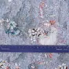 Tela jacquard teñida en hilo de chenilla ultrafina en stock, patrón floral vintage, material engrosado para bolsos, Hanfu, cojines y manteles