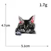 Alta Qualidade Desenho Animado de Gato Fofo Animal de Estimação Bordado de Computador Tecido de Bordado Patch de Tecido Cola Termofusível DIY Patch para Roupas Patch Atacado