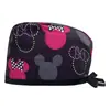 Gorro Quirúrgico Estampado de Algodón Ajustable Bolsa para Cabello Largo de Mujer Gorro Dentista Clínica Dental Gorro Esmerilado Comercio Exterior para Hombres