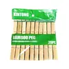 R356 Pinza grande de bambú a prueba de viento para secar 20 Piezas Pinza de almacenamiento diario Pinza de bambú para secar ropa 2 yuan