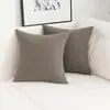 Funda de Cojín para Sofá de Hilo de Bucle de Color Sólido, Funda para Cojín de Respaldo, Funda de Cojín Decorativo para Sofá del Hogar, Exclusivamente para Ventas Transfronterizas