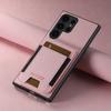 Funda Suteni Adecuada para Samsung S26/25Ultra Banda Elástica Ranura para Tarjeta Funda de Teléfono Note20 Soporte Funda Protectora de Cuero