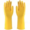 Guantes de Plástico de Goma Impermeables con Patrón Imprimible para Lavar Platos, Limpieza del Hogar, para Mujer