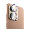 Adecuado para película protectora de cámara trasera para teléfono Redmi 17C 5G, vidrio metálico con detalles de diamante, película para lente tipo ojo de águila