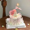 520 Día de San Valentín Lindo Conejo Miffy Adornos de Decoración para Pastel Tarjeta de Confesión de Pareja Tarjeta Inserto Enchufe