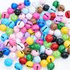 17/22mm Pintura en Spray de Color Campana de Metal Llavero Adorno para Mascota Decoración Navideña Accesorios para Pulsera DIY