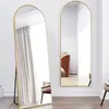 Espelho de corpo inteiro para parede do quarto espelho de maquiagem espelho de vestuário para exportação casa estilo 3D ins espelho de chão de parede