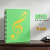 Carpeta de Partituras A4 para Partituras de Piano, No Reflectante, Soporte de Partituras Personalizable, 20/40/60 Páginas, Carpeta Multifuncional para Partituras