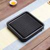 Bandeja de té pequeña de baquelita, Tetera elegante para el hogar para una persona, Mesa de burbujas secas, Mesa de té pequeña mini individual Regalo