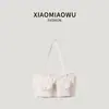 Nova Bolsa Boston de Renda Color Block Moda Retrô Nicho Versátil Múltiplos Bolsos Leve para o Dia a Dia Bolsa de Mão Bolsa de Ombro