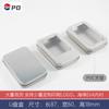 Hardware de punto de fábrica insignia escolar caja de hierro empaque medalla medalla caja de hierro caja cuadrada pequeña ventana se puede imprimir LOGOTIPO