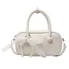 Bolsa Pequena Quadrada Casual Moderna para Carregar na Mão para Mulheres 2025 Primavera Nova Bolsa de Ombro Simples Bolsa Transversal Casual Estilo Ocidental Personalizada