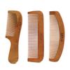Barraca Taobao produtos quentes boutique cabeleireiro pente de madeira de pêssego natural antiestático portátil maquiagem pequeno pente atacado