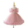 Vestido de tul de princesa con temática de pastel para niños, adecuado para niñas de 3 a 8 años, perfecto para fiestas de cumpleaños y actuaciones, un atuendo elegante y con estilo.